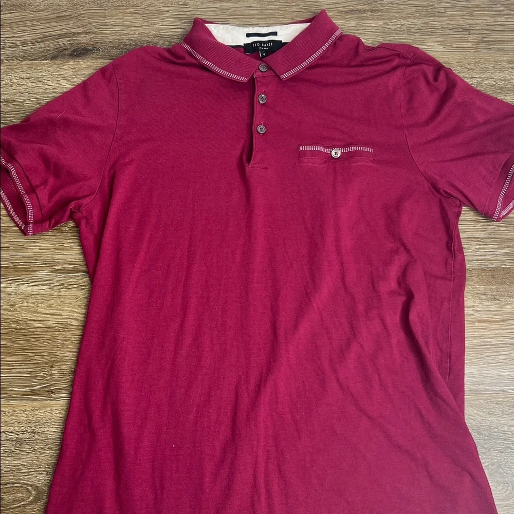 Ted Baker London Men’s Tortilla Tipped Polo – Size 4 (Large) - Picture 3 of 12